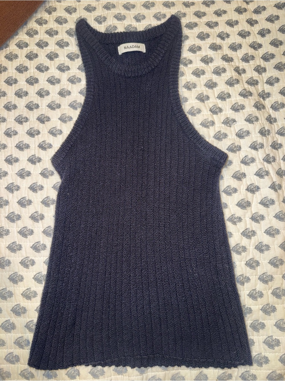 NAADAM Cotton & Merino Wool High Neck Tank